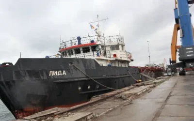 Steel plates shipment by sea river vessel via Volga Don Channel to Baku, Azerbaidjan
